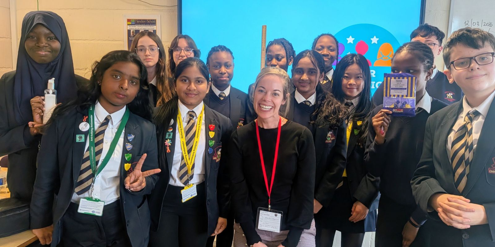 Training Wellbeing Ambassadors at Hendon School